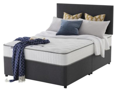 Silentnight Middleton Charcoal Memory Foam Divan - Kingsize